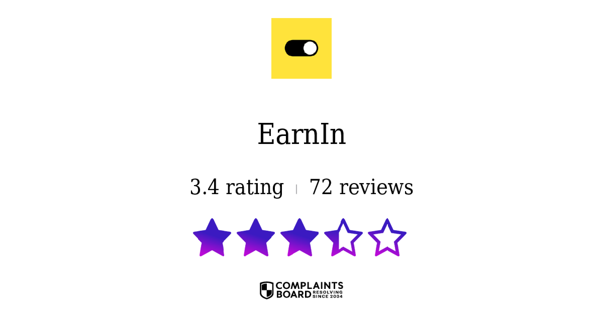 EarnIn Customer Service Phone Email Address Contacts ComplaintsBoard   Rating 