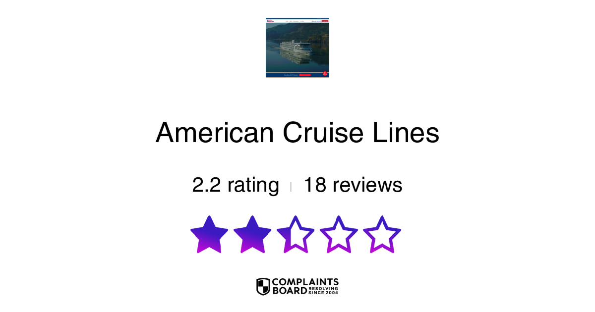 american cruise lines reviews complaints
