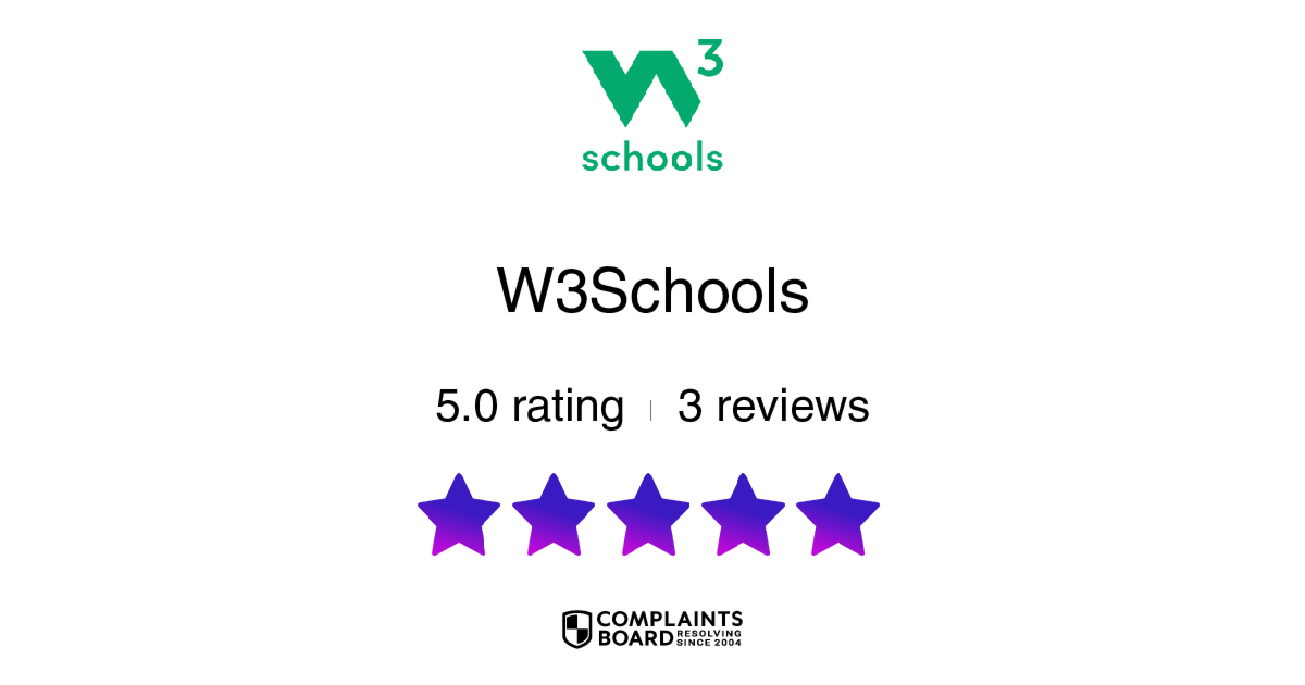 W3Schools Learners Reviews 2024 – All You Need To Know | ComplaintsBoard