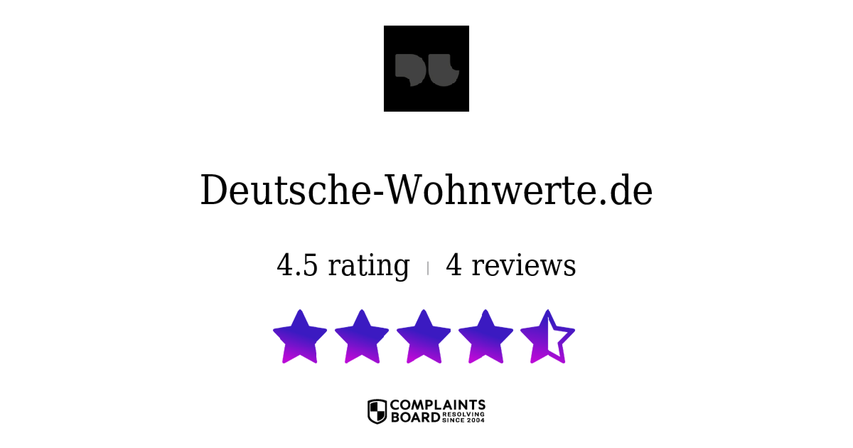 Deutsche-wohnwerte.de Prospective Tenants Or Homebuyers Reviews 2024 