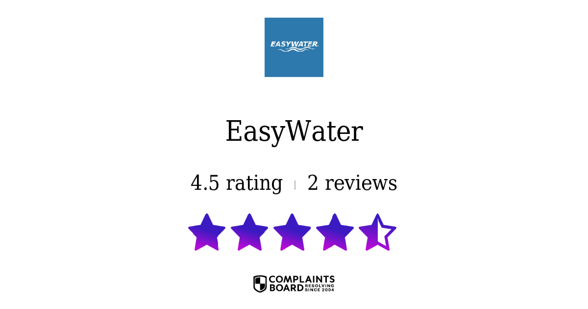 EasyWater Reviews and Complaints of easywater.com